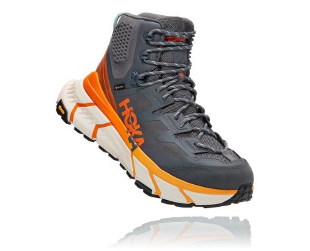 Hoka One One Tennine Hike Gore-tex Moški Tekaški Čevlji Temno Siva / Oranžna SI-241608L